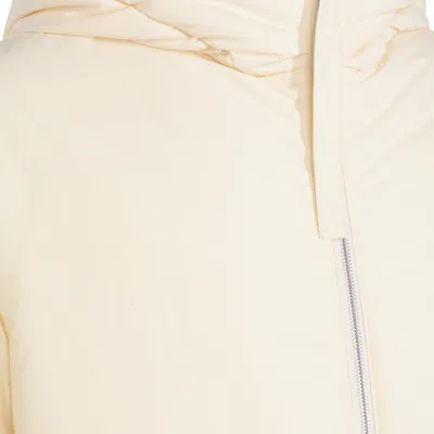 Jil Sander Hooded Padded Jacket In Neutral