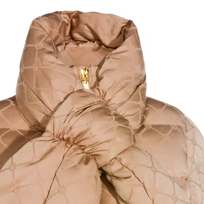 Elisabetta Franchi Coats Honey In Brown