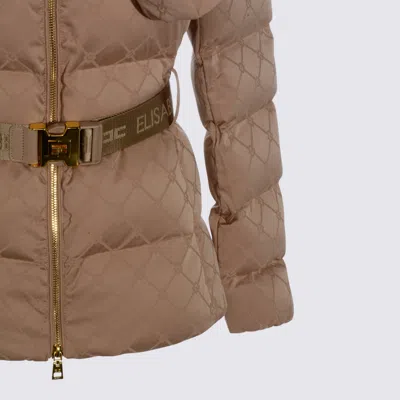Elisabetta Franchi Giacconi Honey In Brown