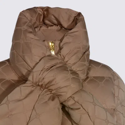 Elisabetta Franchi Giacconi Honey In Brown