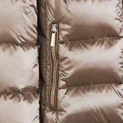 Moorer Beige Dorado Down Jacket In Brown
