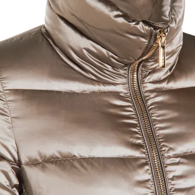 Moorer Beige Dorado Down Jacket In Brown