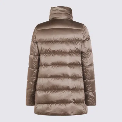Moorer Beige Dorado Down Jacket In Gray