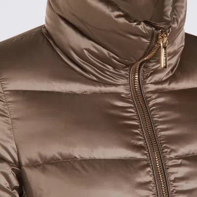 Moorer Beige Dorado Down Jacket In Gray