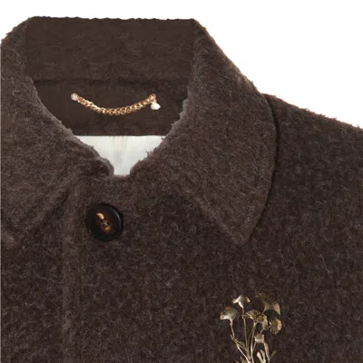 Golden Goose Coats Major Brown In Brown