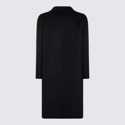 Kujiten Coats Marine Fonce In Black
