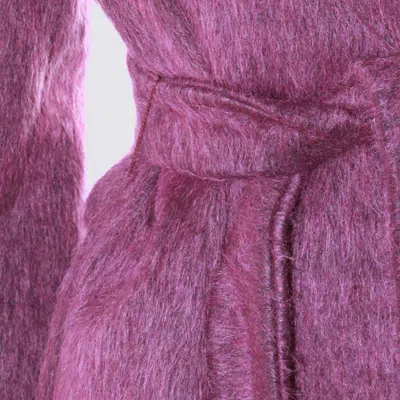 Twinset Classic Coat In Purple