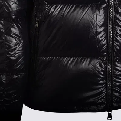 Polo Ralph Lauren Classic Black Bomber Jacket With Ribbed Trim And Structured Fit In Black
