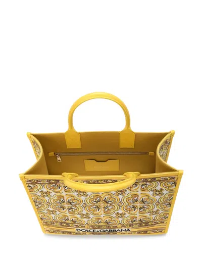 Dolce & Gabbana Women Dg Daily Medium Tote Bag In Yellow