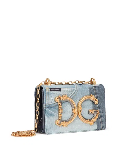 Dolce & Gabbana Dg Girls Patchwork Denim Bag