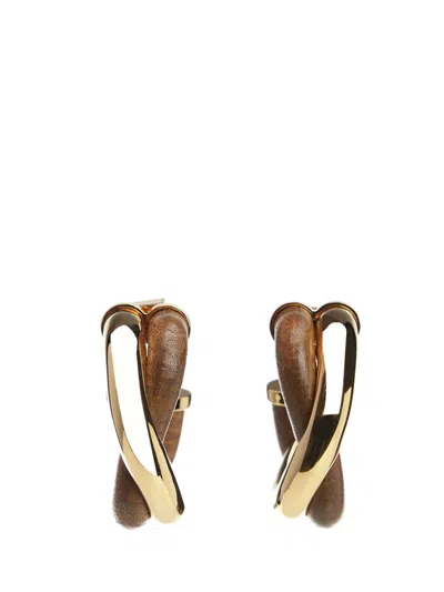 Jacquemus Doppio Earrings Jewelry Multicolor In Gold