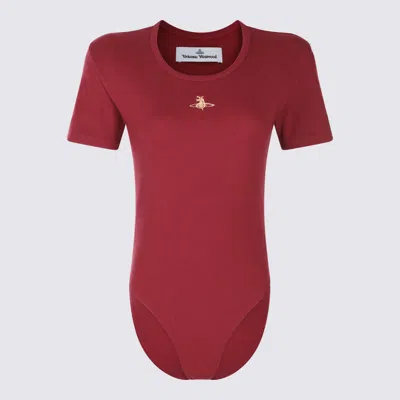 Vivienne Westwood Stylish Short Sleeve Jumpsuit With Round Neckline In Black
