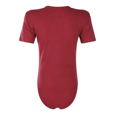 Vivienne Westwood Stylish Short Sleeve Jumpsuit With Round Neckline In Red