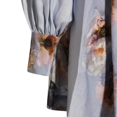 Zimmermann Hypnotic Mini Dress In Purple