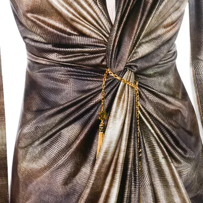 Elisabetta Franchi Dresses Lizard In Multi