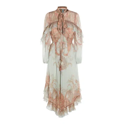Zimmermann Dresses Mint Paisley In Animal Print