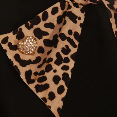 Valentino Embellished Pussy-bow Wool And Silk-blend Crepe Mini Dress In Multi