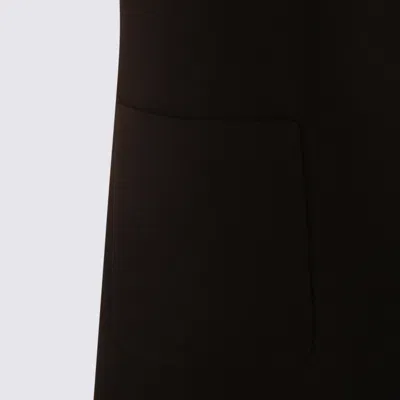 Valentino Embellished Pussy-bow Wool And Silk-blend Crepe Mini Dress In Multi