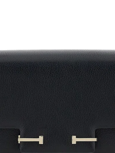 Tom Ford Black Leather Crossbody Bag