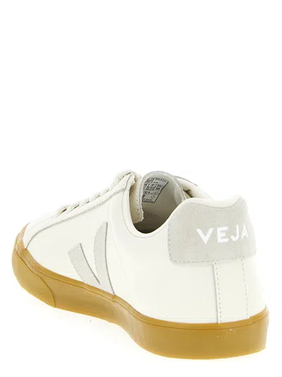 Veja Campo Chtomefree Leather Sneakers In White