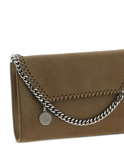 Stella Mccartney Falabella Wallet On Chain In Brown