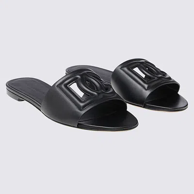 Dolce & Gabbana Flat Shoes Blacks And Greys In Black