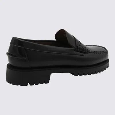 Sebago Flat Shoes Blacks And Greys In Black