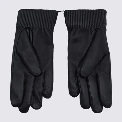 Canada Goose Gloves Blacks And Greys In Black