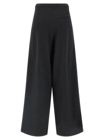Dries Van Noten Pleated Drawstring Track Pants In Black