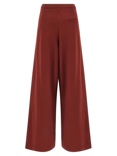 Dries Van Noten Wide Leg Trousers With Side And Back Pockets In Black