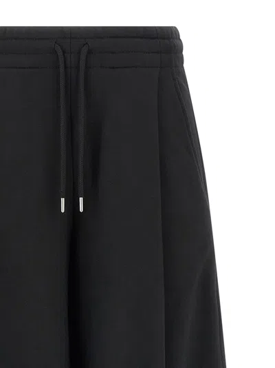 Dries Van Noten Pleated Drawstring Track Pants In Black