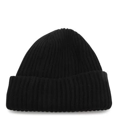 Ganni Hats Blacks And Greys In Brown