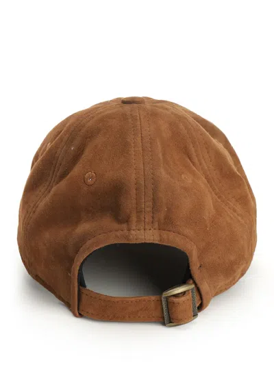 New Era Img Ne Suede 9twenty Newera Cam Hats Beige In Brown