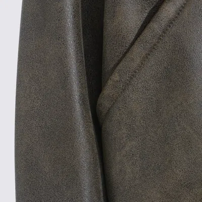 Salvatore Santoro Hooded Zip Leather Jacket In Multi