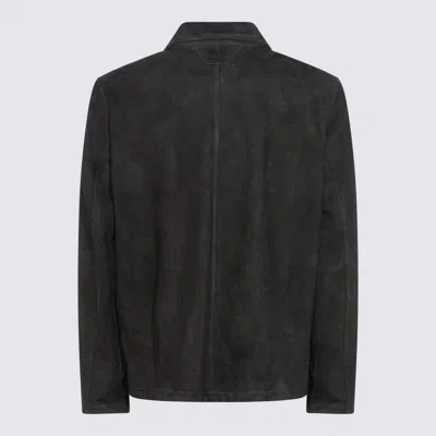 Salvatore Santoro Buttoned Leather Jacket In Black