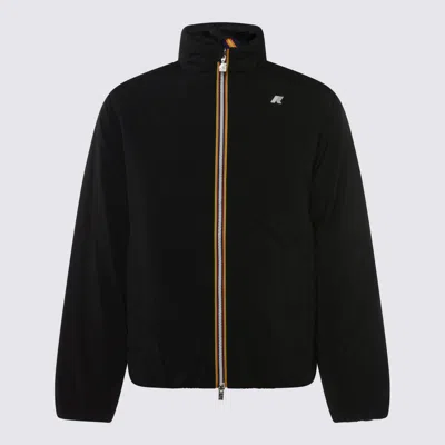 K-way Black Valentine Plain Warm Casual Jacket