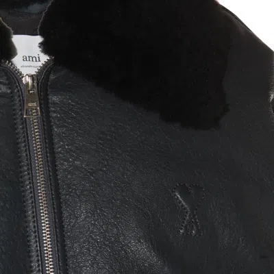 Ami Alexandre Mattiussi Jackets Blacks And Greys In Black