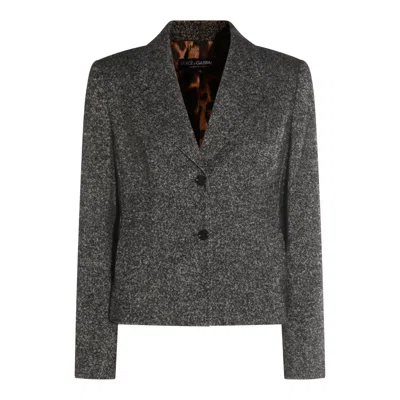 Dolce & Gabbana Jackets Blacks And Greys In Gray
