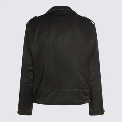 Mm6 Maison Margiela Jackets Blacks And Greys In Black