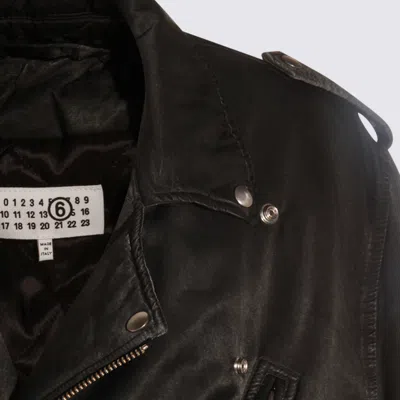 Mm6 Maison Margiela Jackets Blacks And Greys In Black