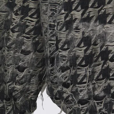 Diesel Grey Cotton Casual Jacket In Black