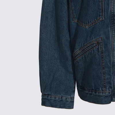 Isabel Marant Casual Jacket With Shearling Collar And Pockets In Multi
