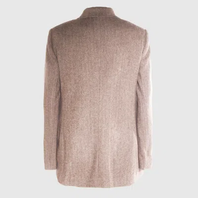 Antonelli Jackets Brown In Pink