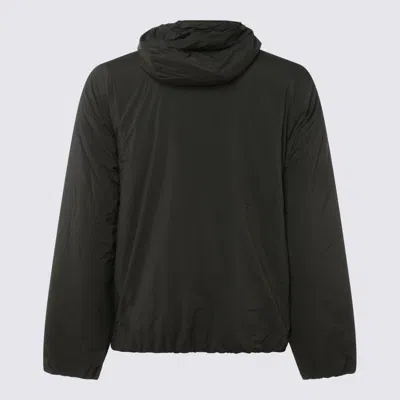 K-way Green Nylon Jack Plain Casual Jacket In Green
