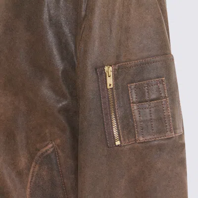 Golden Goose Jackets French Roast In Brown
