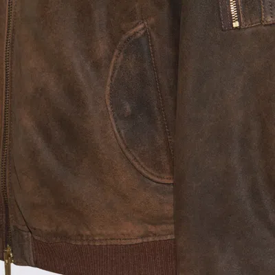 Golden Goose Jackets French Roast In Brown