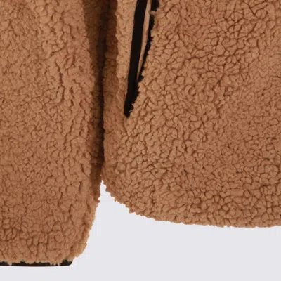 Diesel S-zat Sweat-shirt Puffer Jackets Beige In Brown