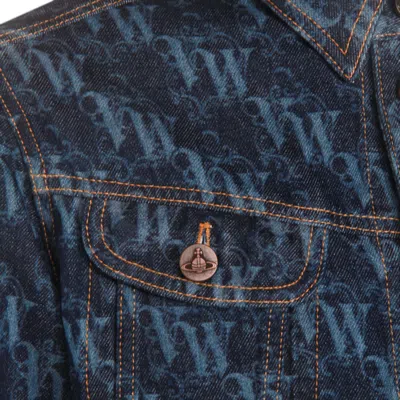 Vivienne Westwood Cotton Denim Jacket In Black