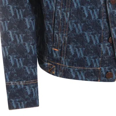 Vivienne Westwood Cotton Denim Jacket In Black