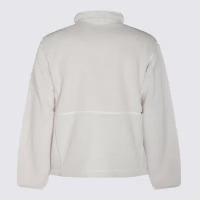 The North Face Soft Texture High Collar Jacket With Pockets In Gray